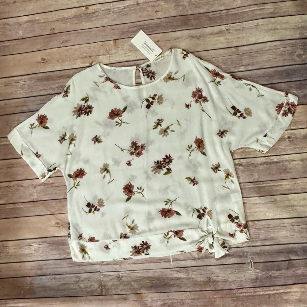 Cotton Bleu Top